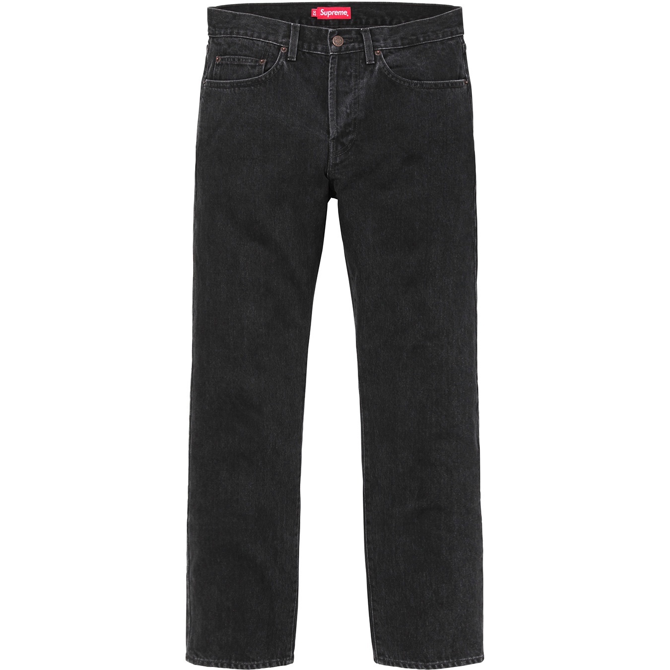 Stone Washed Black Slim Jean view 2